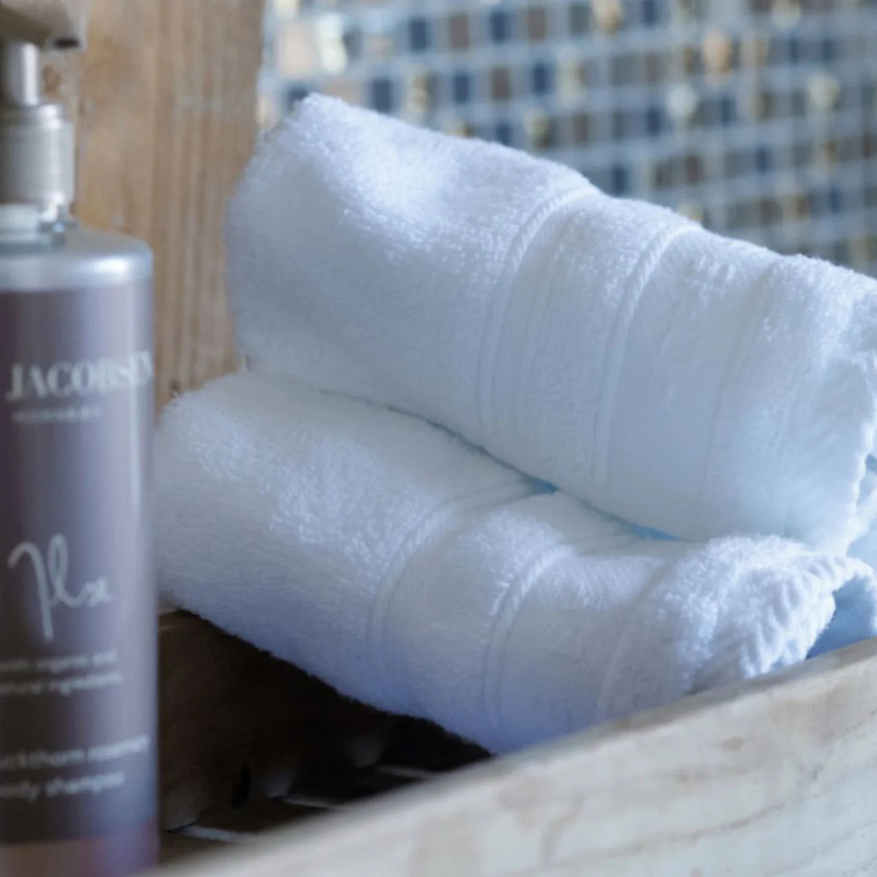 Waschlappen 4 Stück 30×30 cm – Weiß